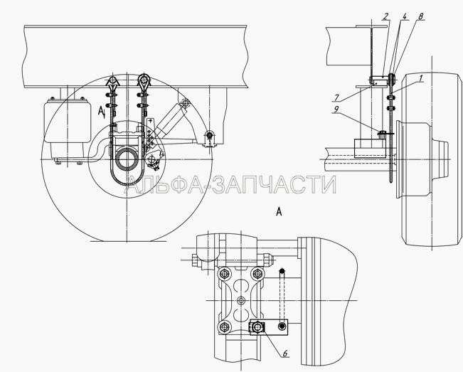 93341-8510110-07  Установка ограничителя хода подвески  